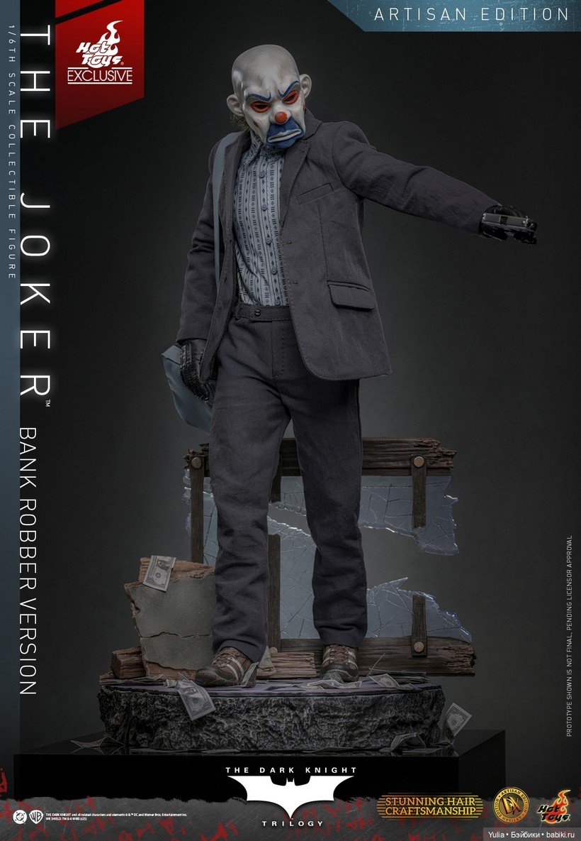 Hot Toys - фигурка Джокера версия грабителя (фото 6)