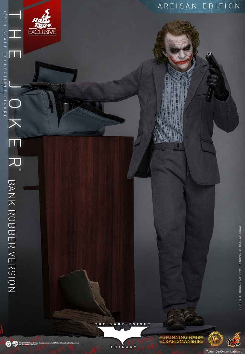 Hot Toys - фигурка Джокера версия грабителя (фото 8)