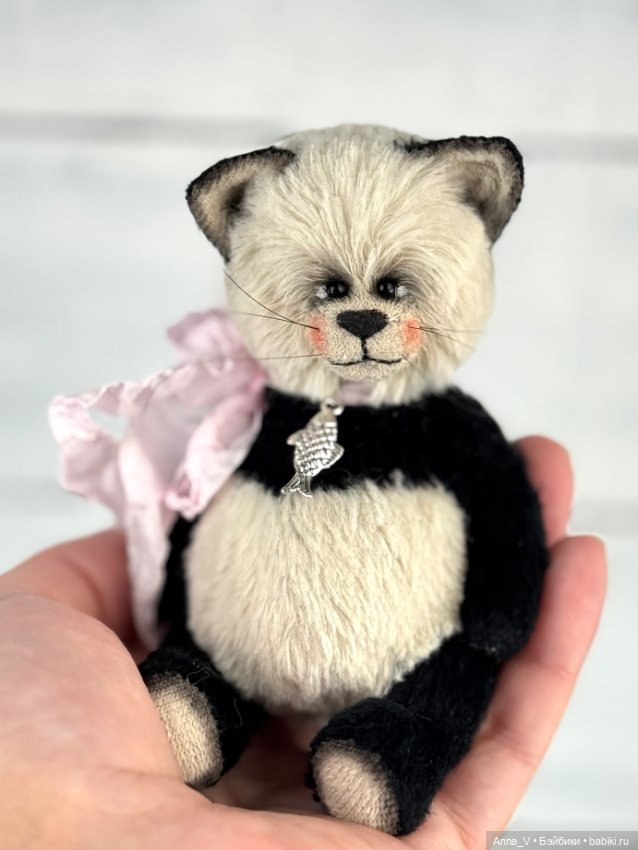 Тедди котик — Авторские мишки Тедди и друзья: фото (фото 2)
