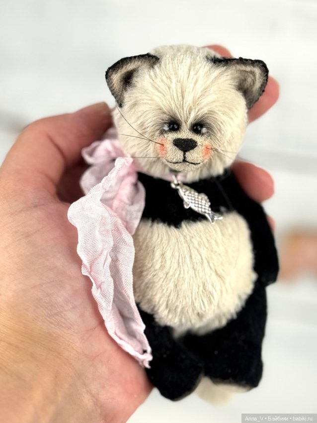 Тедди котик — Авторские мишки Тедди и друзья: фото (фото 5)