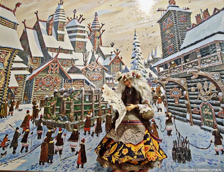 3Д-БЖД и одежда для бабы Яги