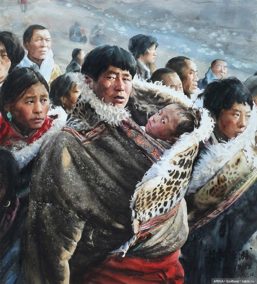 Акварели Liu Yungsheng — Живопись и графика: творчество художников