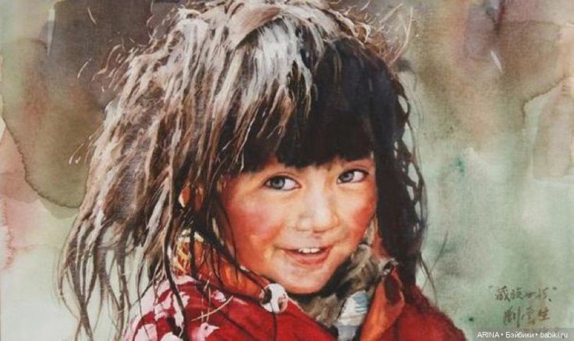 Акварели Liu Yungsheng — Живопись и графика: творчество художников (фото 7)