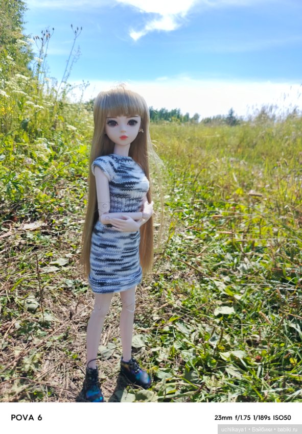 Красавица Сиора — Куклы Звезды подиума (Angel Collection): шарнирные (фото 8)