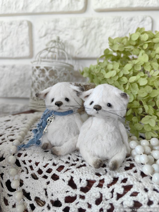 Полярные лисы🦊 — Авторские мишки Тедди и друзья: фото (фото 2)