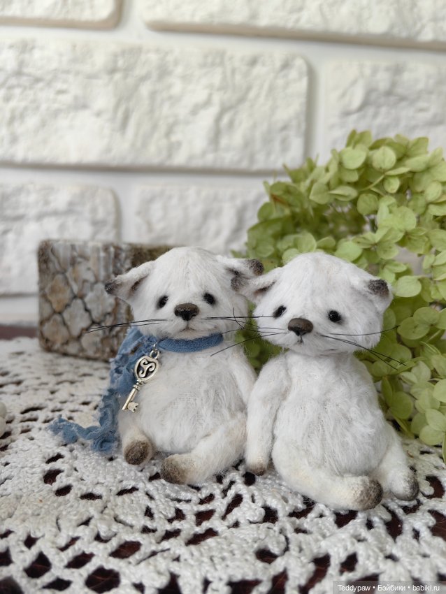 Полярные лисы🦊 — Авторские мишки Тедди и друзья: фото (фото 3)