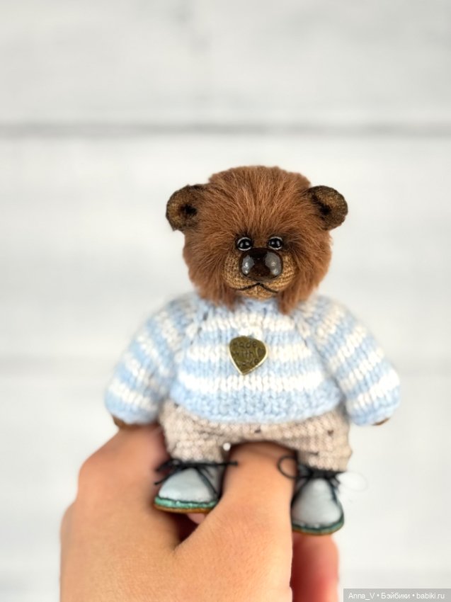 Тедди мишка Стефан — Авторские мишки Тедди и друзья: фото (фото 2)