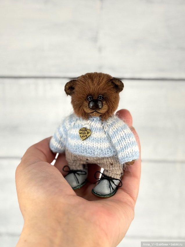 Тедди мишка Стефан — Авторские мишки Тедди и друзья: фото (фото 3)