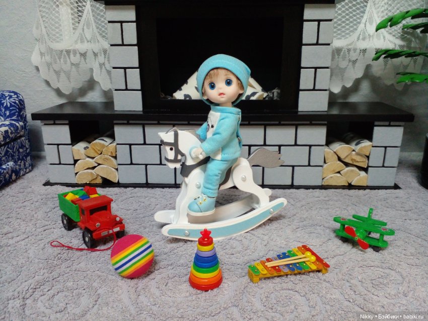 Лошадки-качалки для кукол 16 см (фото 5)