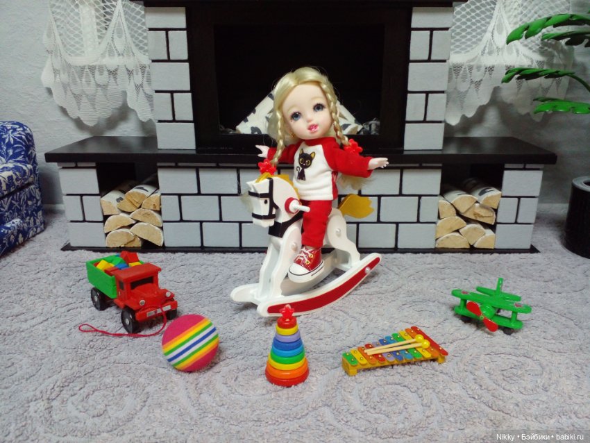 Лошадки-качалки для кукол 16 см (фото 7)