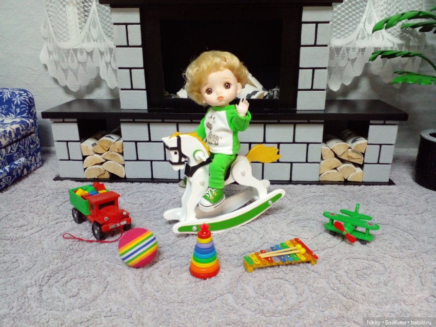 Лошадки-качалки для кукол 16 см (фото 9)