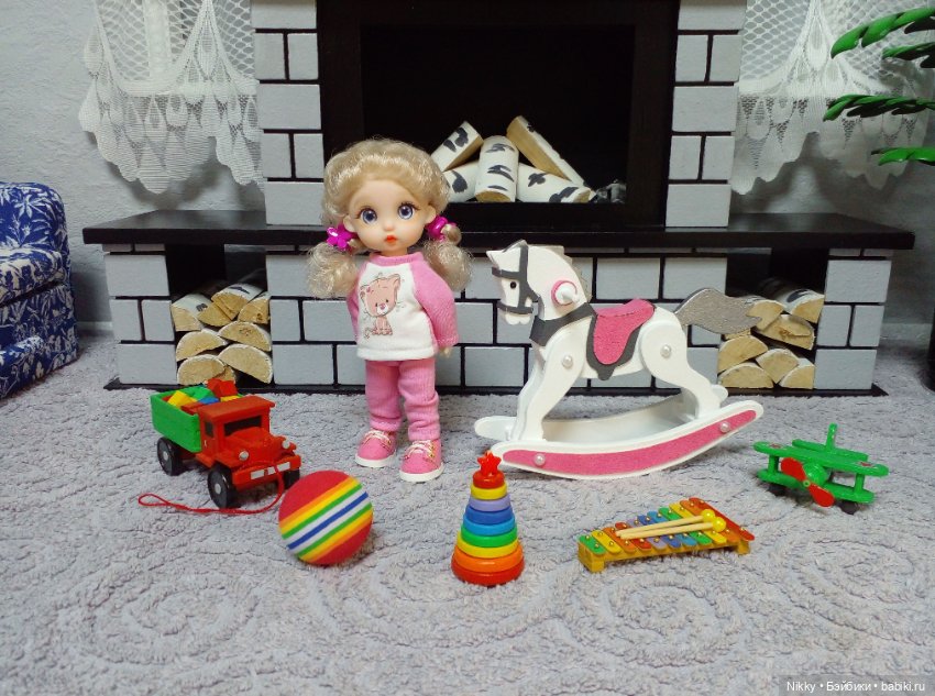 Лошадки-качалки для кукол 16 см (фото 2)