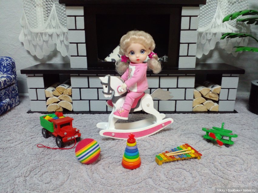 Лошадки-качалки для кукол 16 см (фото 3)