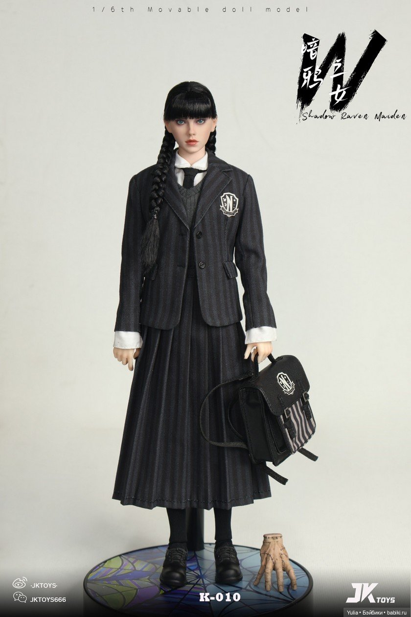 JKToys - фигурка Shadow Raven Maiden Wednesday cosplay (фото 3)