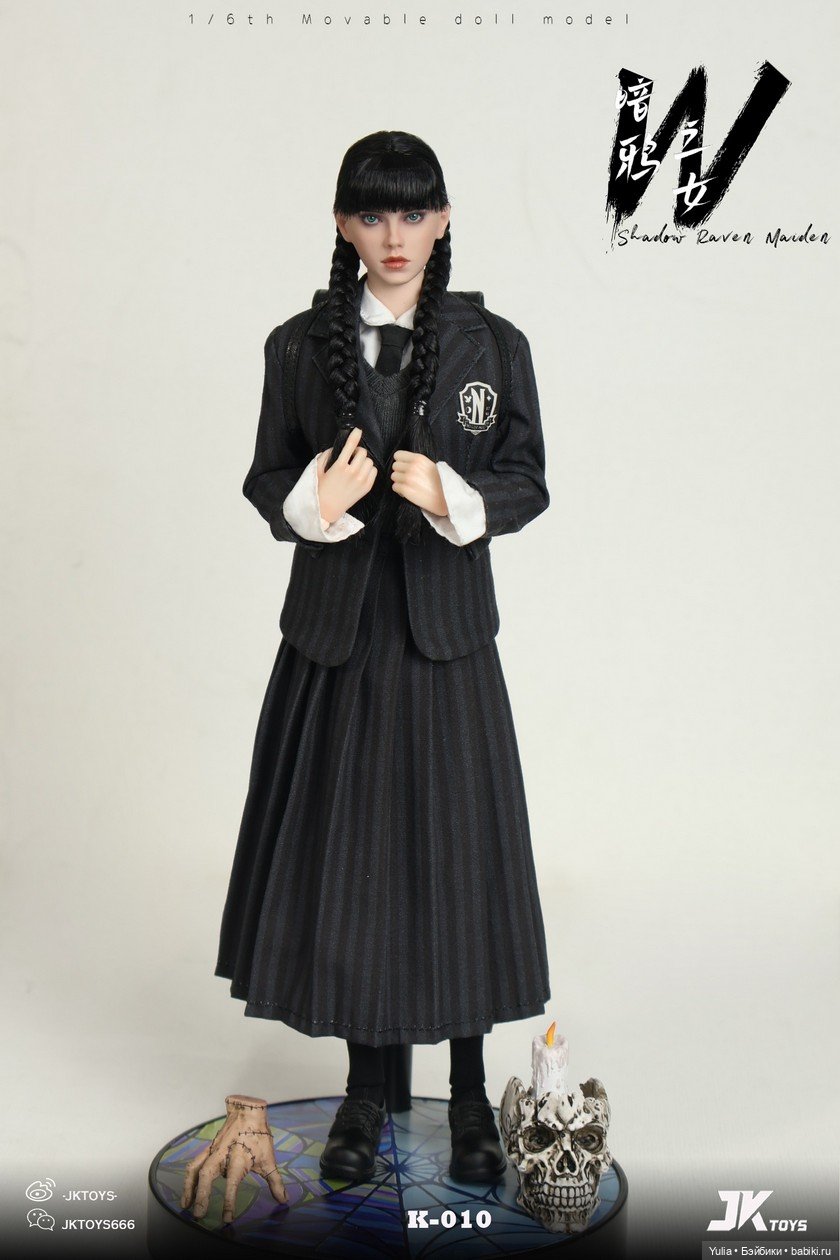 JKToys - фигурка Shadow Raven Maiden Wednesday cosplay (фото 8)