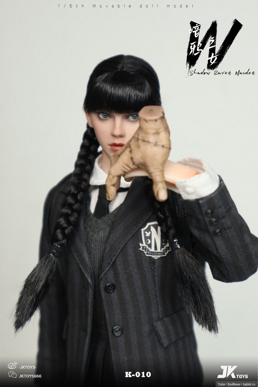 JKToys - фигурка Shadow Raven Maiden Wednesday cosplay (фото 7)