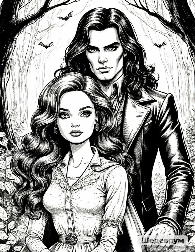 Готическая Барби 🧛🏼‍♀️🧛🏻‍♂️(нейросеть)