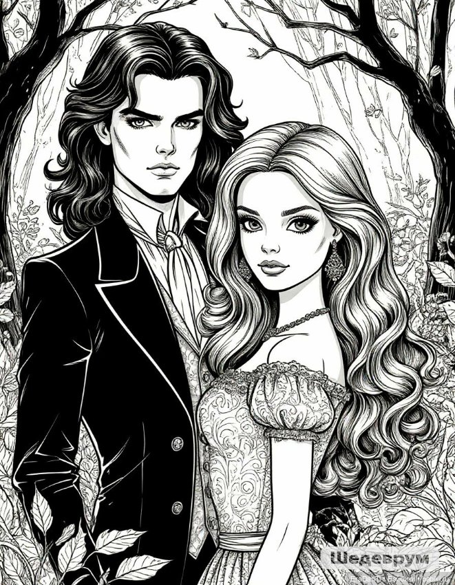 Готическая Барби 🧛🏼‍♀️🧛🏻‍♂️(нейросеть)