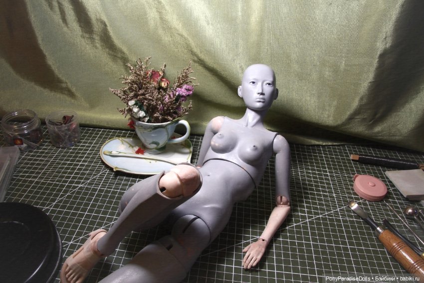 Разные фото моей куклы — Авторские шарнирные куклы своими руками: лепка (фото 7)