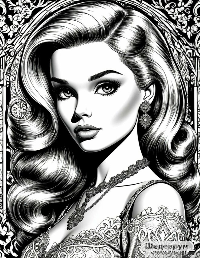 Готическая Барби 🧛🏼‍♀️🧛🏻‍♂️(нейросеть)