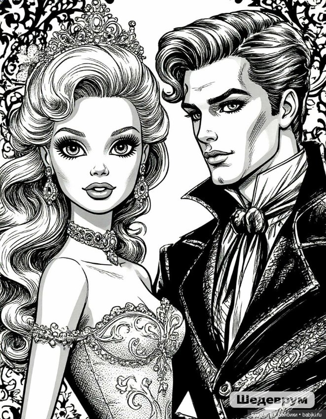 Готическая Барби 🧛🏼‍♀️🧛🏻‍♂️(нейросеть) (фото 7)