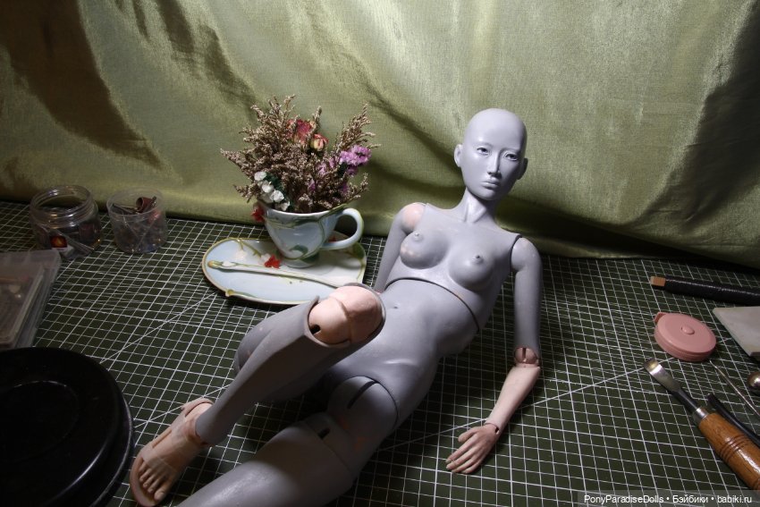 Разные фото моей куклы — Авторские шарнирные куклы своими руками: лепка (фото 6)