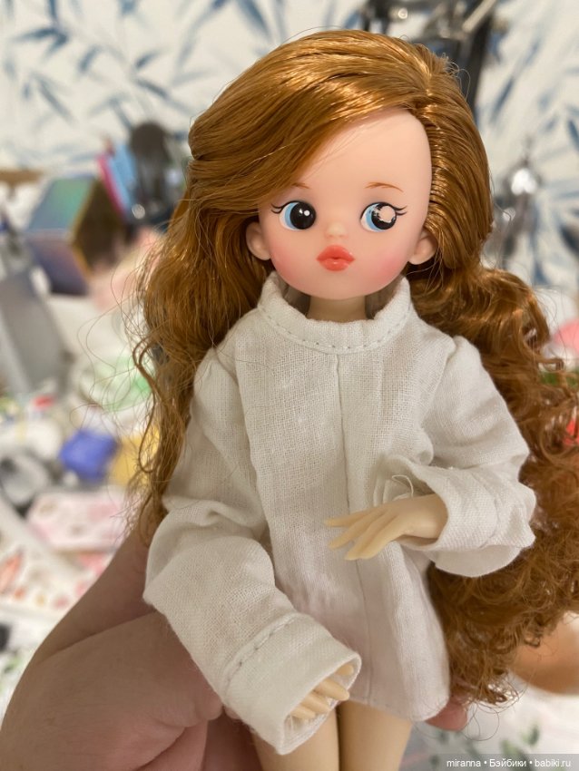 Перерисовка маленькой авторской куклы ~