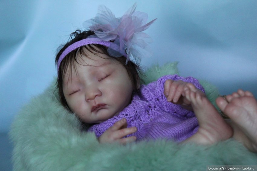 Маленькая жемчужина — Куклы Реборн (Reborn): работы мастеров (фото 9)
