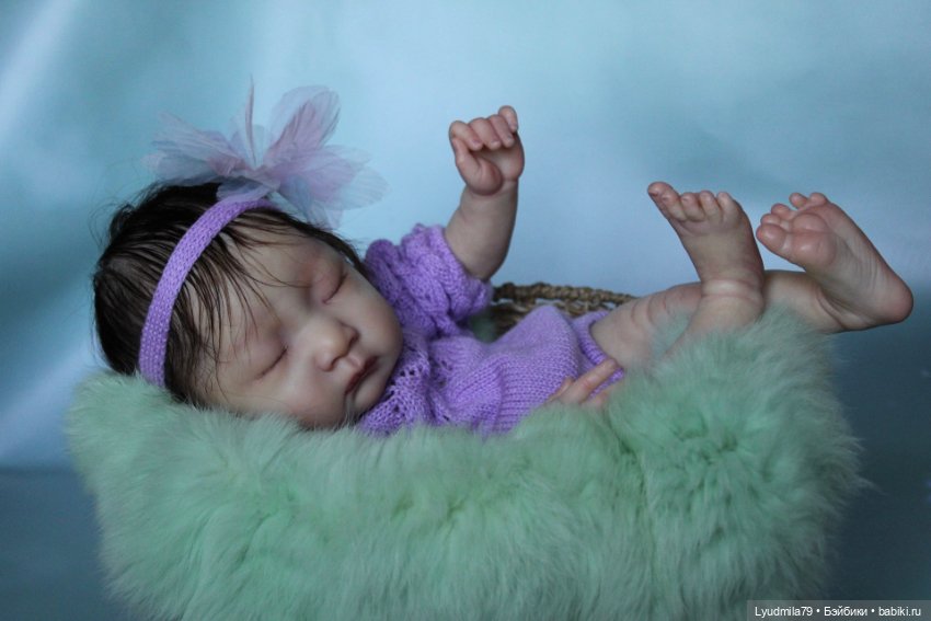 Маленькая жемчужина — Куклы Реборн (Reborn): работы мастеров (фото 7)