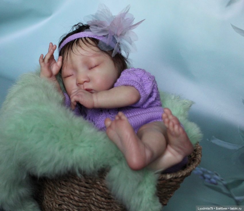 Маленькая жемчужина — Куклы Реборн (Reborn): работы мастеров (фото 6)