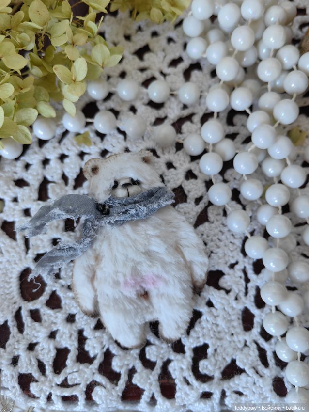 Мишко - брошь — Авторские мишки Тедди и друзья: фото (фото 2)