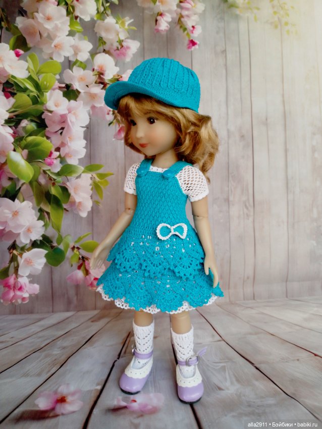 Сарафанчик с кепочкой для Сидни (фото 5)