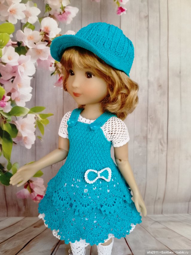 Сарафанчик с кепочкой для Сидни (фото 10)