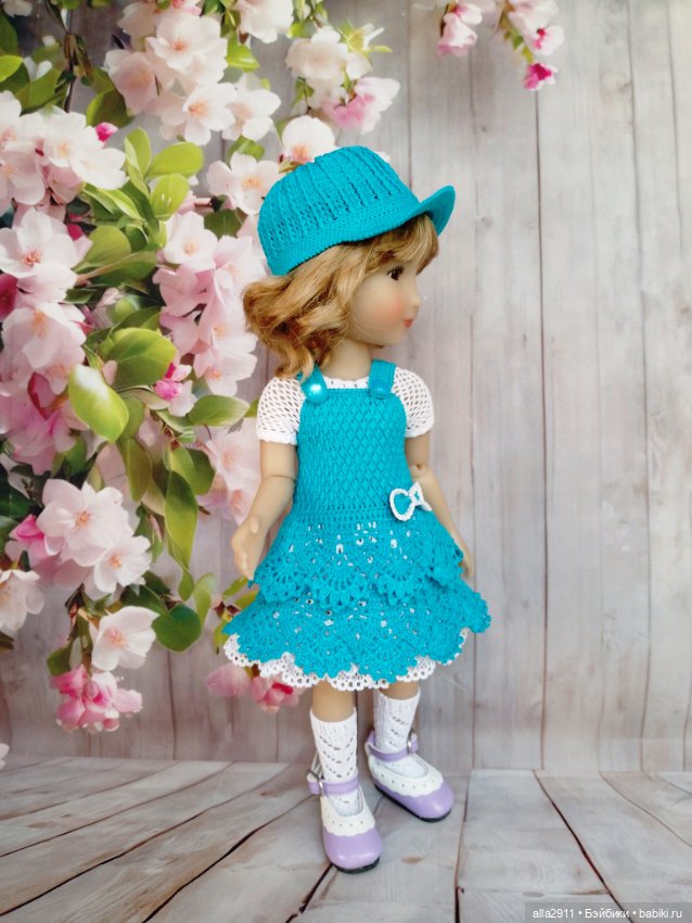 Сарафанчик с кепочкой для Сидни (фото 8)