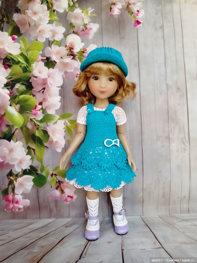 Сарафанчик с кепочкой для Сидни (фото 6)