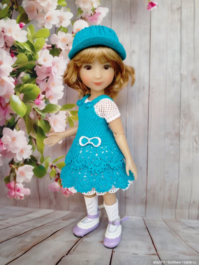 Сарафанчик с кепочкой для Сидни (фото 7)