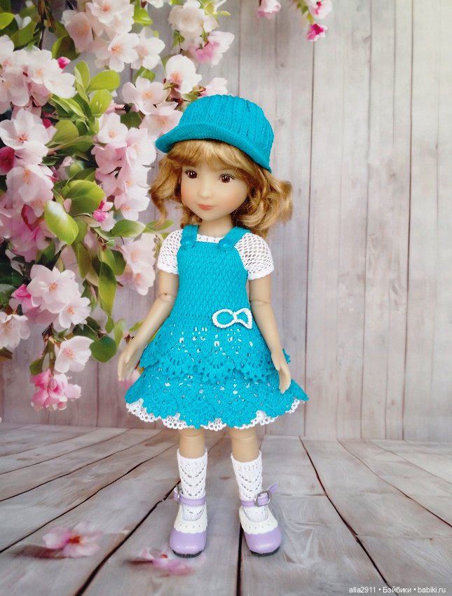 Сарафанчик с кепочкой для Сидни (фото 4)