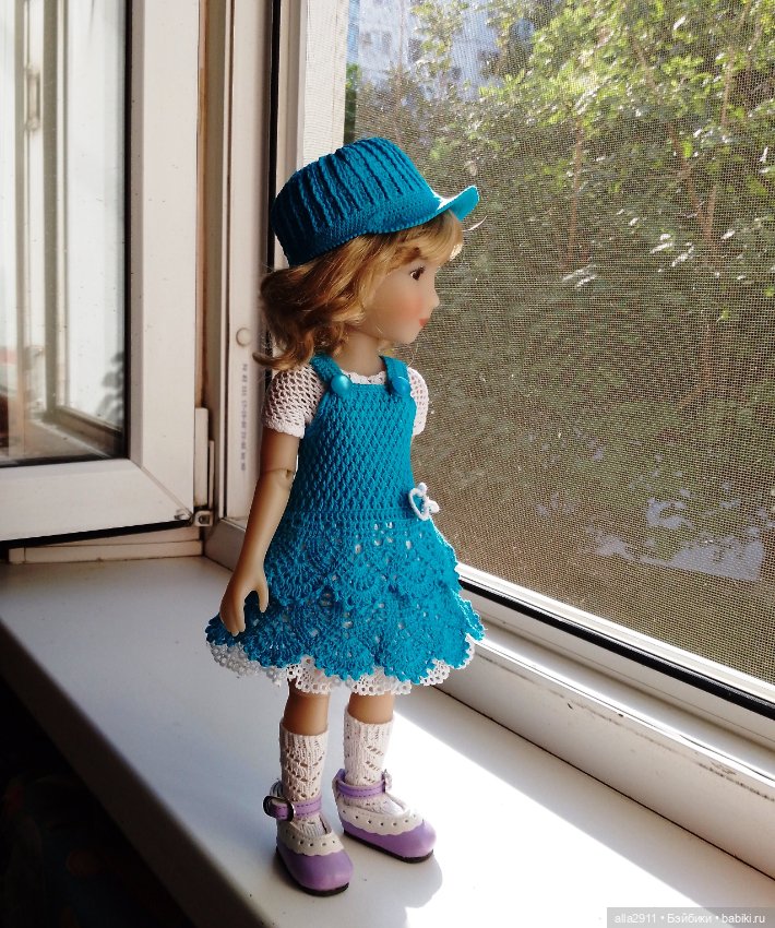 Сарафанчик с кепочкой для Сидни