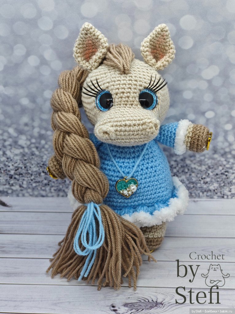 Лошадка Дуняша — Вязаные игрушки и амигуруми: крючком
