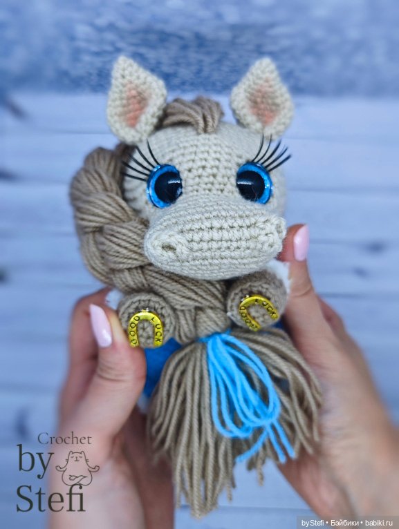 Лошадка Дуняша — Вязаные игрушки и амигуруми: крючком