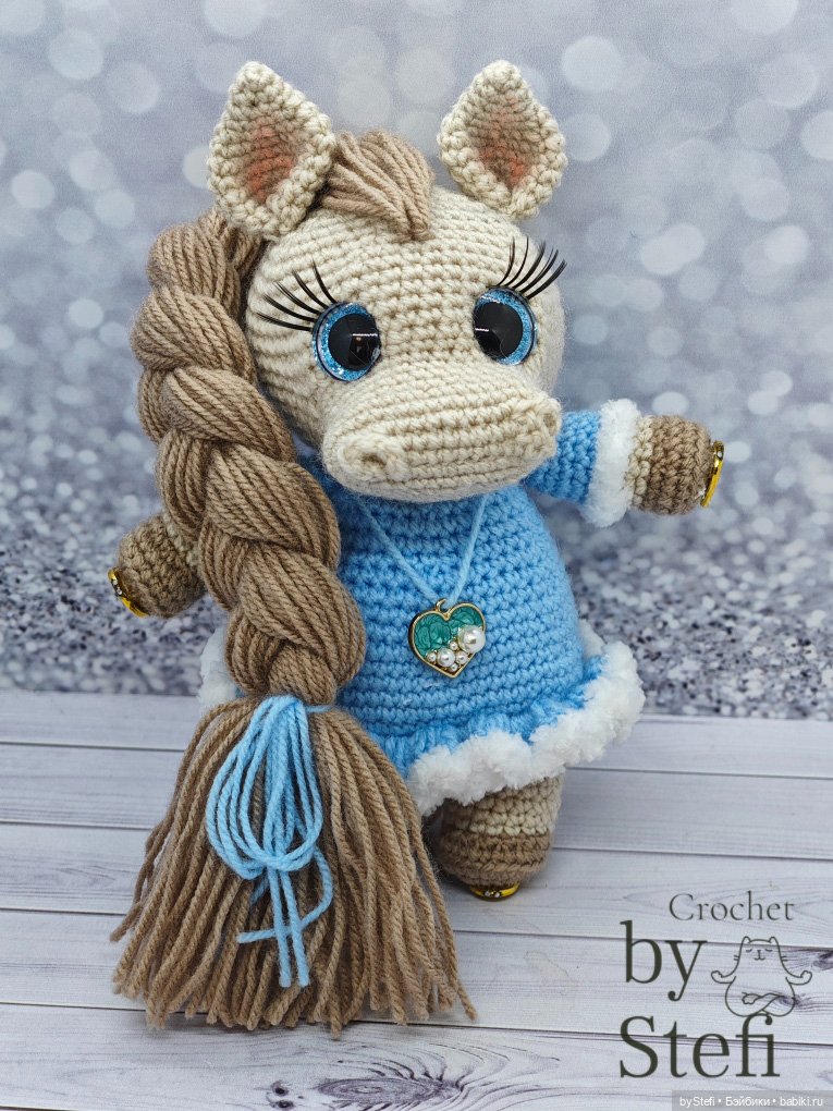 Лошадка Дуняша — Вязаные игрушки и амигуруми: крючком (фото 9)