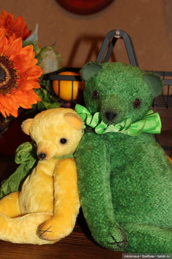 Лимон и Лайм - летние мишки Тедди (фото 4)