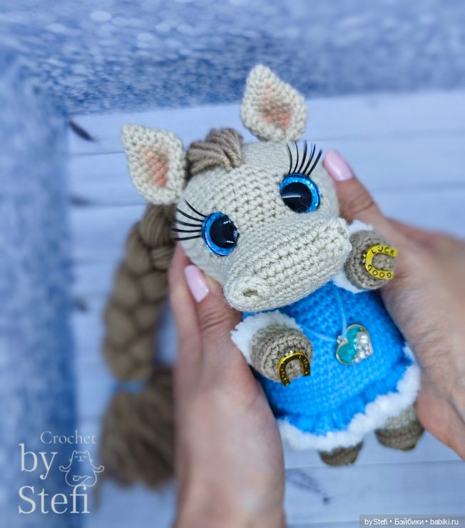 Лошадка Дуняша — Вязаные игрушки и амигуруми: крючком