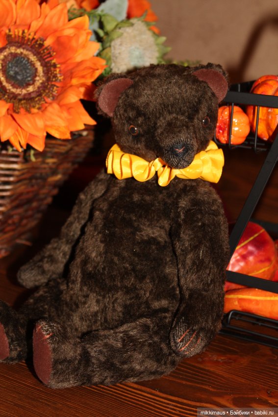 Огонёк и Имбирь - осенние мишки Тедди (фото 8)
