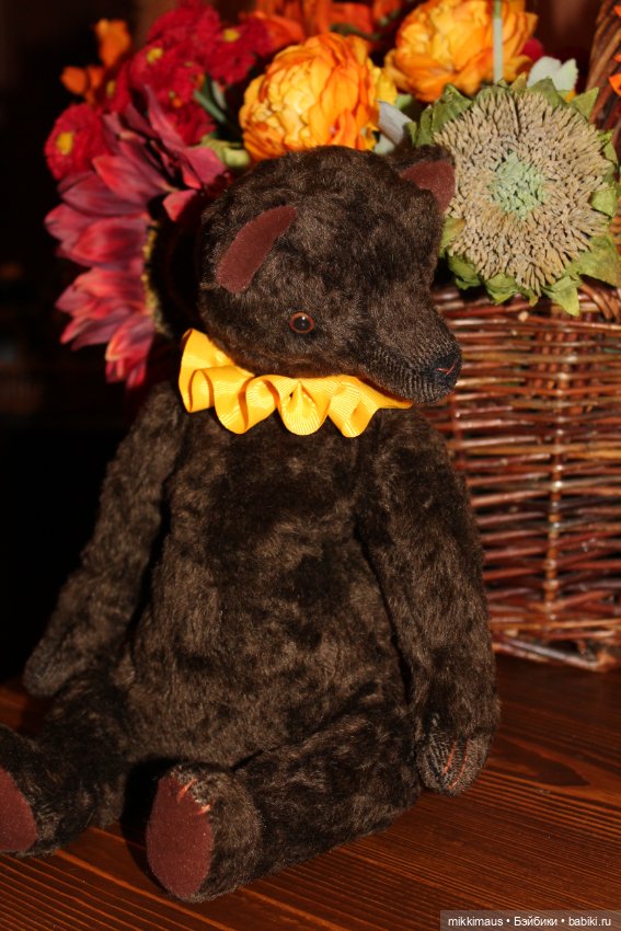 Огонёк и Имбирь - осенние мишки Тедди