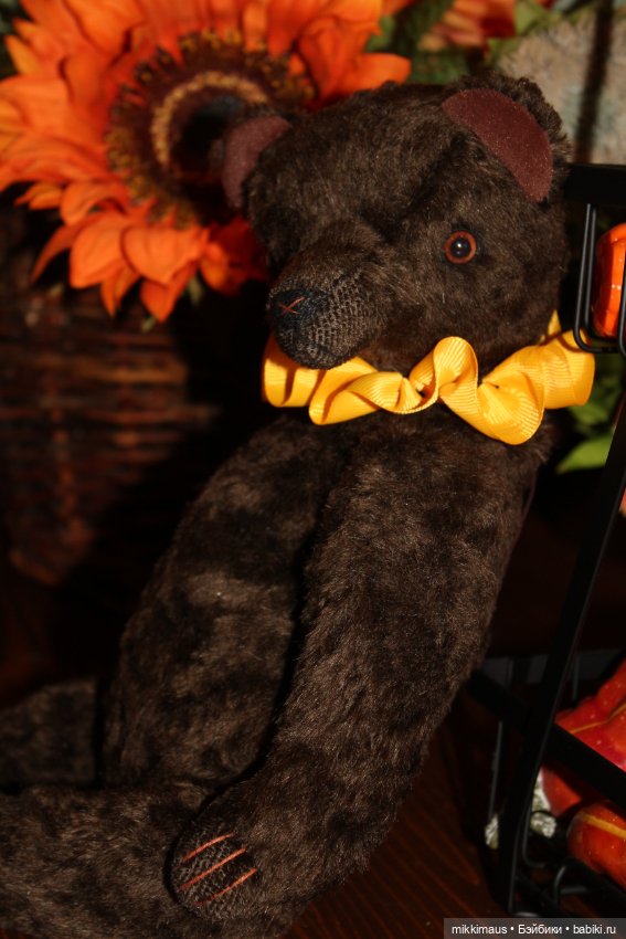 Огонёк и Имбирь - осенние мишки Тедди (фото 6)