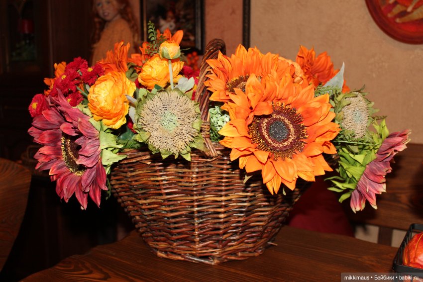 Огонёк и Имбирь - осенние мишки Тедди