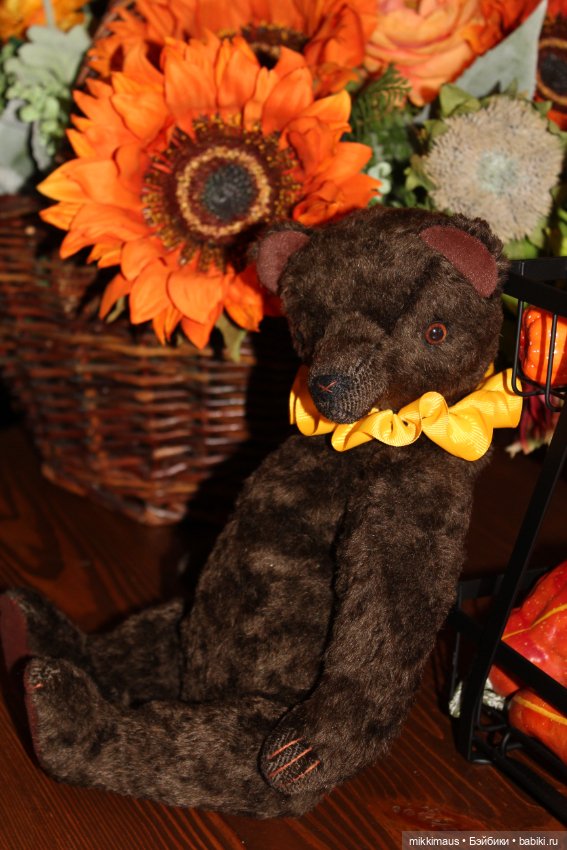 Огонёк и Имбирь - осенние мишки Тедди (фото 7)