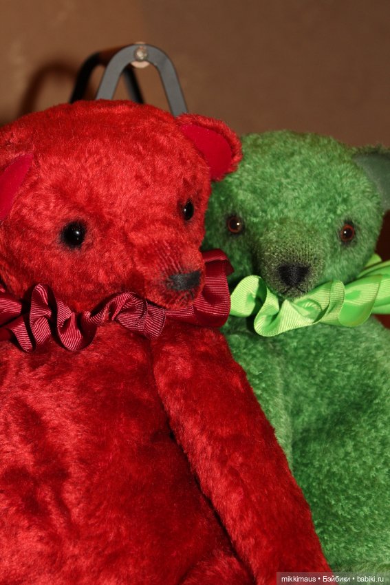 Огонёк и Имбирь - осенние мишки Тедди