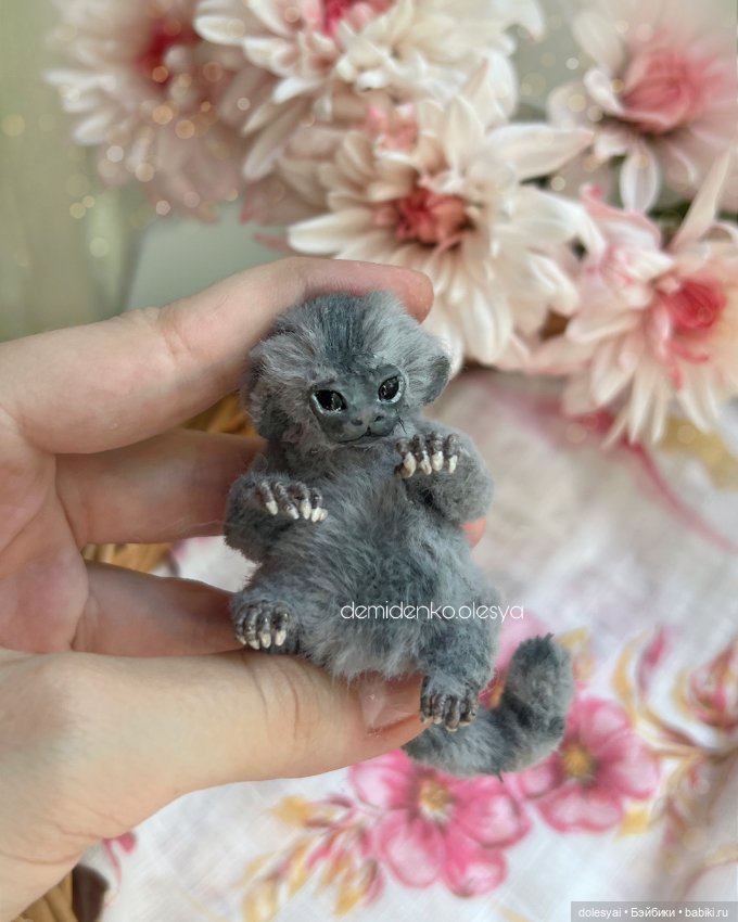 Маленькая игрунка Маркиз — Игрушки в смешанной технике (мех и глина): Арт (фото 2)